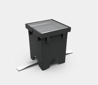 YD-DMY-100-B 方形勻光地埋燈